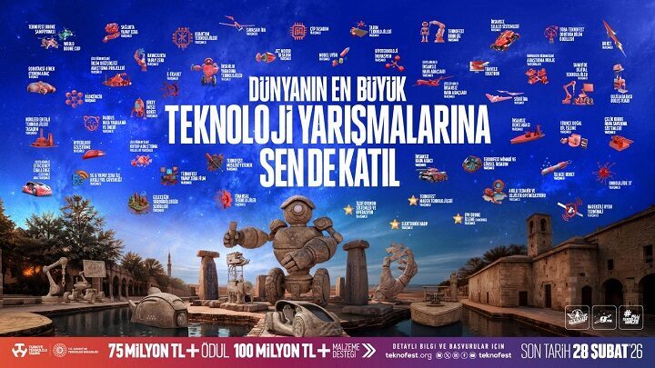 TEKNOFEST 2026’daki teknoloji yarışmalarına başvurular devam ediyor