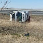 afyonkarahisarda yolcu indiren minibuse tir arkadan carpti 11 yarali 4ecdff096ffc