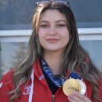 avrupa sampiyonu olan atici damla kose erzurumda ciceklerle karsilandi 07cb6ced287f