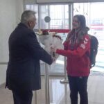 avrupa sampiyonu olan atici damla kose erzurumda ciceklerle karsilandi d17506ccdad7