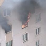 bursada 8 katli binada yangin 1 daire kullanilamaz hale geldi 5694e7db7318