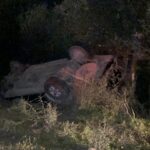 bursada alkollu surucunun kullandigi otomobil zeytinlige uctu 32c6c8eefc97