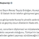 Cumhurbaşkanı Erdoğan, Kuveyt Emiri El Sabah ile görüştü 1 cumhurbaskani erdogan kuveyt emiri el sabah ile gorustu ee668b4b9de9