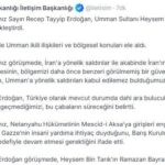 cumhurbaskani erdogan umman sultan heysem bin tarik ile gorustu f9121d10a241