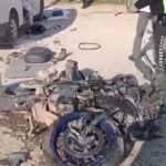 donus yapan minibuse carpan motosikletin surucusu yaralandi kaza kamerada 8bc28002c065