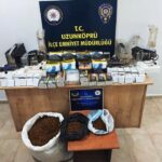 edirnede cok sayida makaron ve kacak tutun ele gecirildi 8f55f38086c7