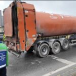 istanbul atasehirde ibbye ait atik transfer kamyonunun carptigi skuter surucusu agir yaralandi 7fe3066aa95c