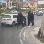 istanbul sultangazide kemerli yumruklu trafik kavgasi kamerada e60cefab9f85