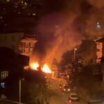 İstanbul - Üsküdar’da işçi konteyneri alev alev yandı 1 istanbul uskudarda isci konteyneri alev alev yandi d9c956e81bbb