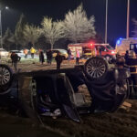 kutahyada takla atan otomobilin surucusu yaralandi 590cde710b06