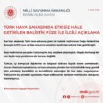 MSB: Türk hava sahasına giren balistik mühimmat imha edildi 1 msb turk hava sahasina giren balistik muhimmat imha edildi b9e9a43ddd13