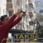 oldurulen taksicinin meslektaslarindan konvoylu tepki 1ef980ff20f0