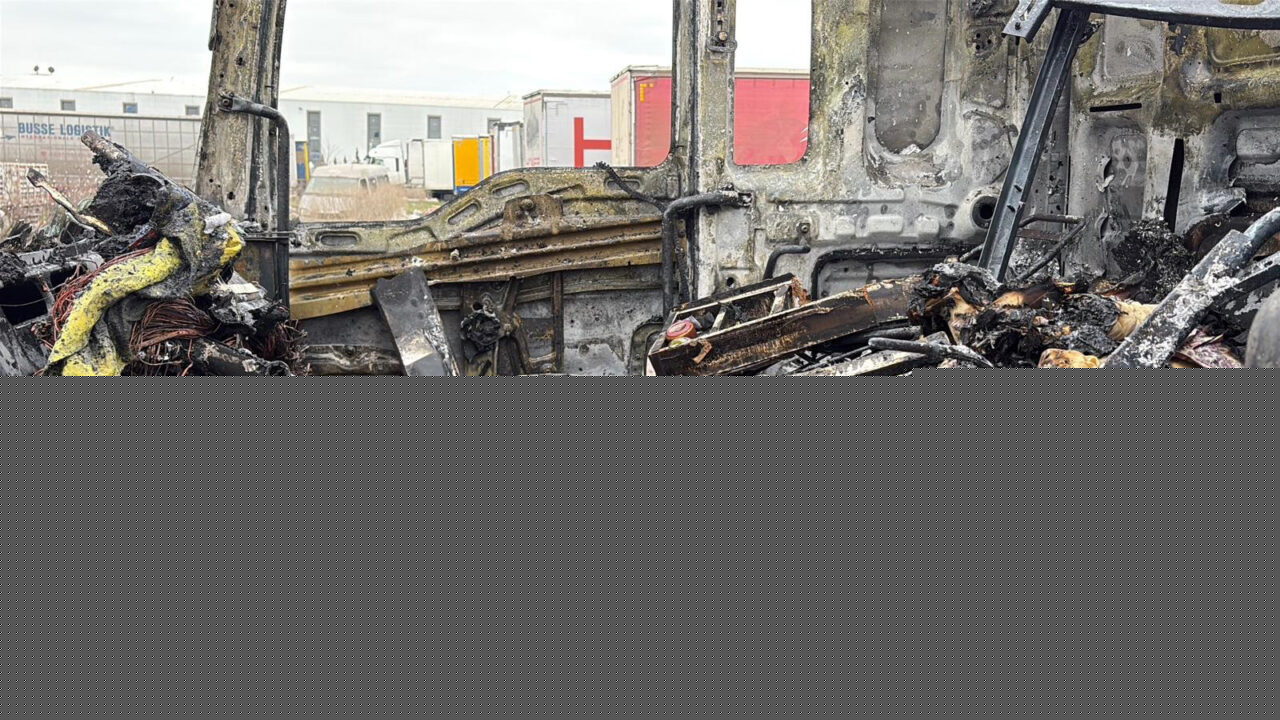 park halindeki tir yandi sofor dumandan etkilendi 0aea0f6cfb70