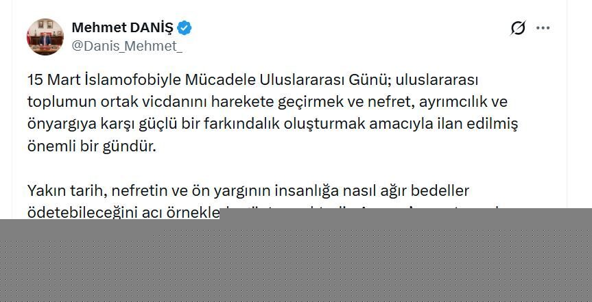 RTÜK Başkanı Daniş: İslamofobi ile mücadele, insanlığın ortak sorumluluğudur 1 rtuk baskani danis islamofobi ile mucadele insanligin ortak sorumlulugudur c6d12889ec2c